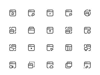 Myicons✨ — Internet, Network vector line icons pack