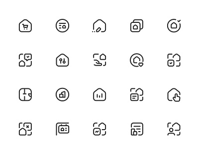 Myicons✨ — Real Estate vector line icons pack essential icons figma icons icon design icons icons design icons pack interface icons ion pack line icons sketch icons ui ui design ui designer ui icons ui kit ui pack ui set web design web designer web ui