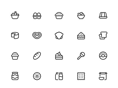 Myicons✨ — Food vector line icons pack essential icons figma icons icon design icon pack icons icons design icons pack interface icons line icons sketch icons ui ui design ui designer ui icons ui kit ui pack ui set web design web designer web ui