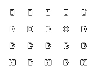 Myicons✨ — Mobile, Devices vector line icons pack