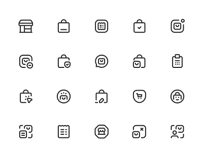 Myicons✨ — Shopping, Ecommerce vector line icons pack