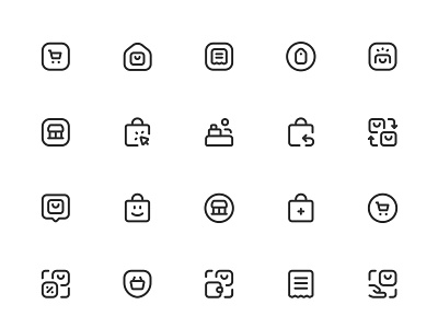 Myicons✨ — Shopping, Ecommerce vector line icons pack