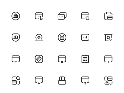 Myicons✨ — Payments, Finance vector line icons pack