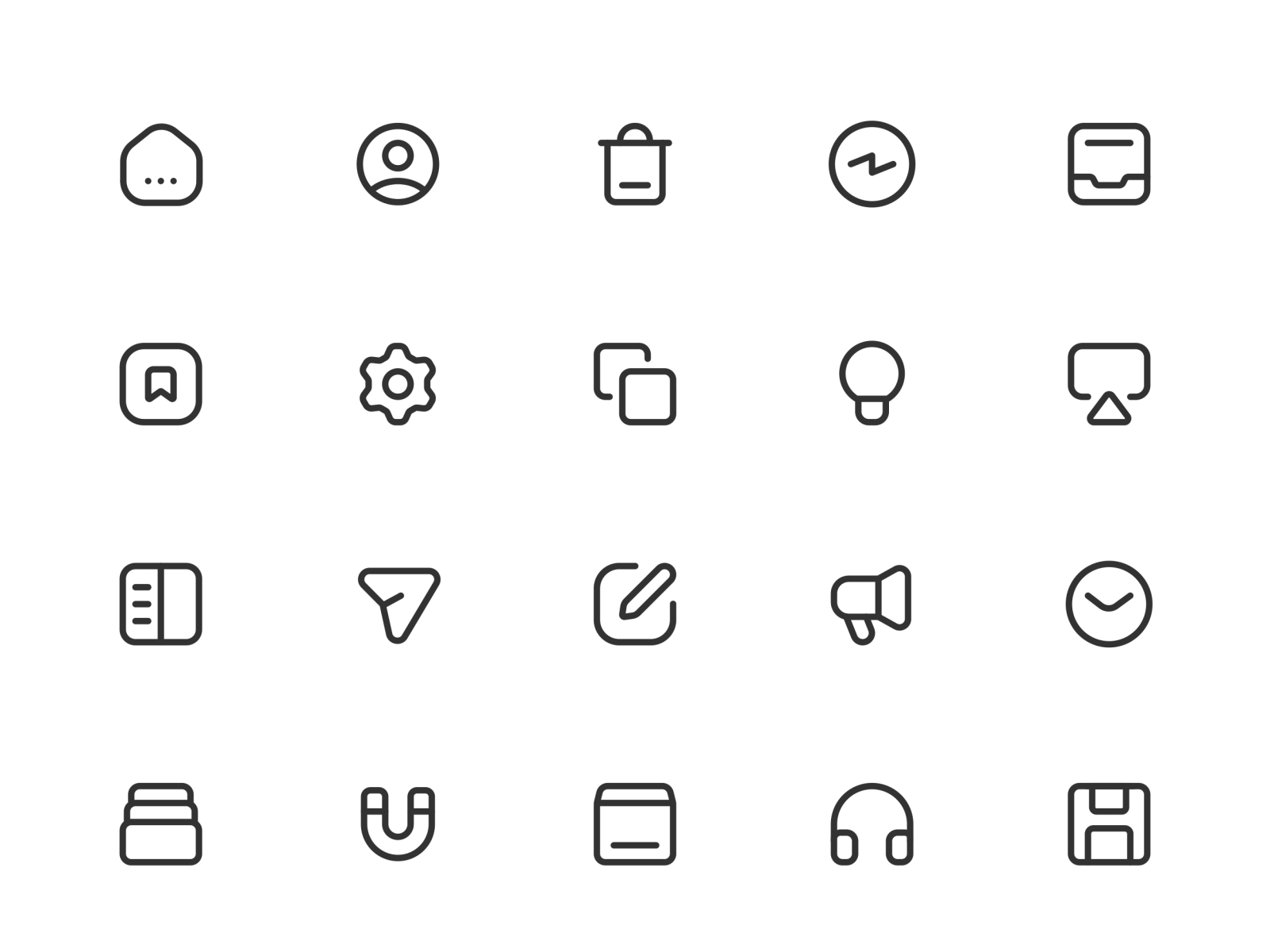 Myicons — Interface, Essential, Ui vector line icons pack by Myicons on ...