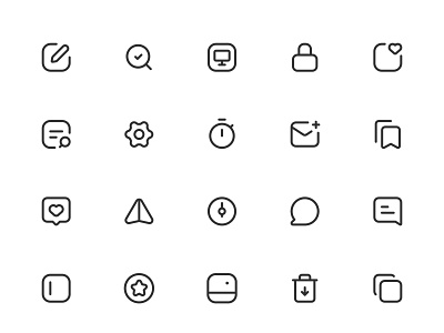 Myicons✨ — Interface, Essential, Ui vector line icons pack