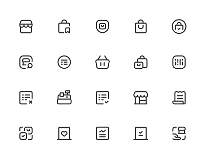 Myicons✨ — Shopping, Ecommerce vector line icons pack