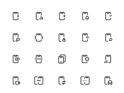 Myicons✨ — Mobile Devices vector line icons pack design system figma figma icons icon design icon pack icons icons pack interface icons line icons sketch icons ui ui design ui designer ui icons ui kit ui pack ui system web design web designer