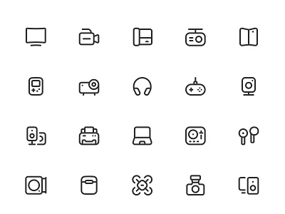 Myicons✨ — Computers, Devices, Electronic vector line icons pack