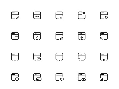 Myicons✨ — Internet, Network vector line icons pack