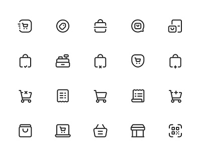 Myicons✨ — Shopping, Ecommerce vector line icons pack