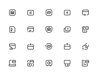 Myicons✨ — Payments, Finance vector line icons pack