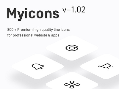Myicons - 800+ Premium Vector line Icons flat icons icon icons icons design icons pack icons set interface icons line icons myicons ui ux ui design ui web design