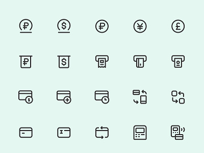 Myicons — Payments, Finance Line Icons finance icons flat icons icon collection icon design icon set icons icons design icons pack icons set interface icons line icons myicons payments icons ui ui design ui designer ui icons web design web designer
