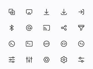 Myicons — Ui, Interface, Essential line icons by Myicons on Dribbble