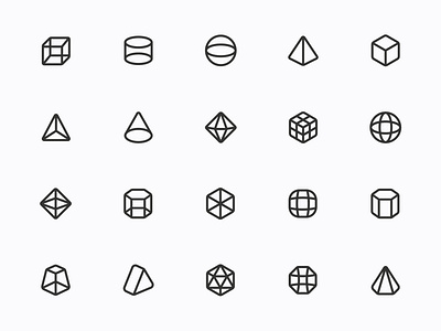 Myicons — Geometric, Abstract line icons flat icons icon icon collection icon design icon set icons icons design icons pack icons set interface icons line icons myicons ui ui design ui designer ui icons ui kit ui web design web design web designer