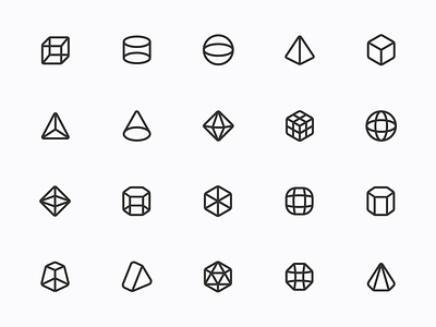 Myicons — Geometric, Abstract line icons