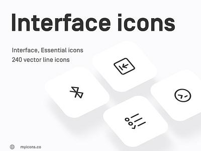 Premium UI, Interface, Essential line icons