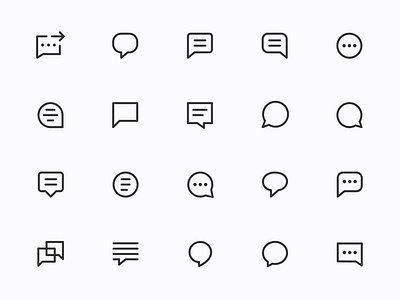 Myicons — Messages, Chat line icons essential icons flat icons icon design icon pack icons icons design icons pack icons set interface icons line icons myicons ui ui design ui designer ui icons ui kit ui web design ux web design web designer