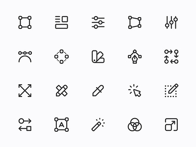 Myicons — Design, Tools line icons