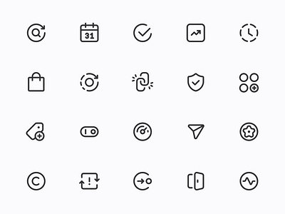 Myicons — UI, Interface, Essential vector line icons