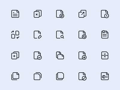 Myicons — Content, Edit vector line icons