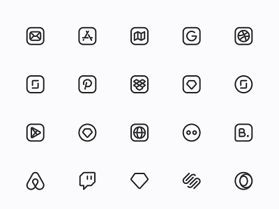 Myicons — 100 Premium Social, Media vector line icons by Myicons on ...