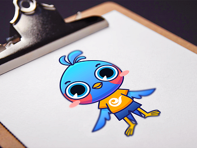 Tianyi1 character flat illustration mascot vector