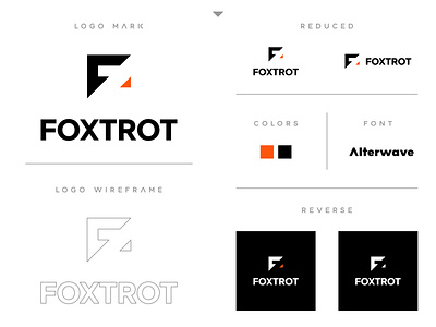 Foxtrot - Logo Design - Branding app brand identity branding clean design graphic design illustration logo logo design logo inspiration ui vector