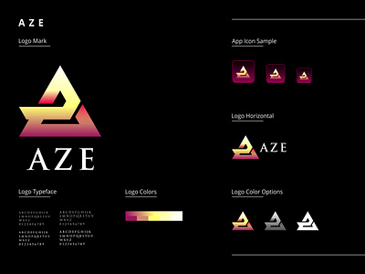 A Z E - Logo Design - Branding app brand identity branding clean design design inspiration graphic design logo logo design logo inspiration ui vector