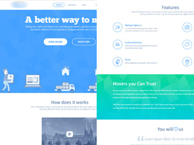 Movers Landing Page