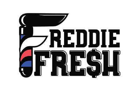 Freddie Fresh Logo branding flat illustration illustrator logo logo design logodesign logotype typography vector