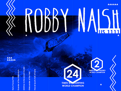 Robby Naish bio page naish site surf ui webdesign windsurf