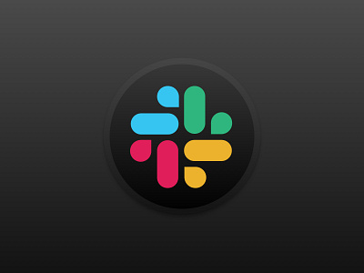 Dark Slack Icon for macOS