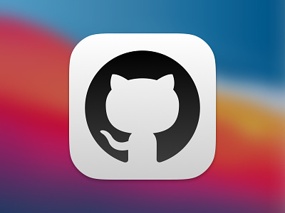 Github Desktop Icon for Big Sur app github icon mac