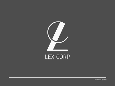 LEX CORP logo branding logo minimalism modern