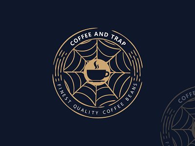 Coffee And Trap branding design flat icon identity illustration illustrator lettering logo minimal vector