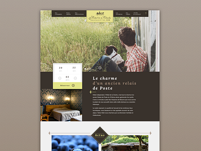 Hotel webdesign clean design flat hotel ui ux web webdesign website