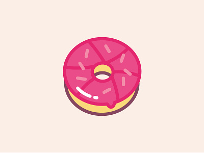 Dronnnut! donut dribbble junk food