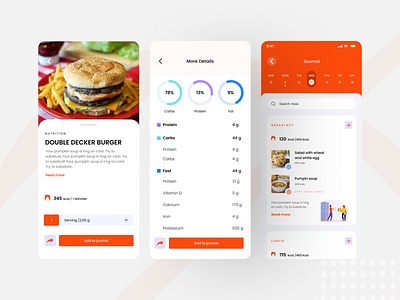 Nutrition App app design apps design design ios apps mobile app design mobile apps nature nutrition nutrition app nutritional nutritionist ui design