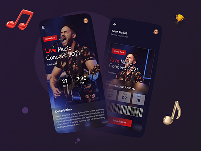 Music concert App