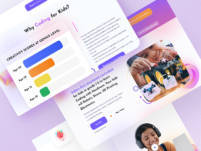 Robokart web page design child coading coading dashboard design graphic design landing page landing page design robokart ui web app web app design
