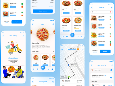 Pizza Delivery - UI Mobile App Design