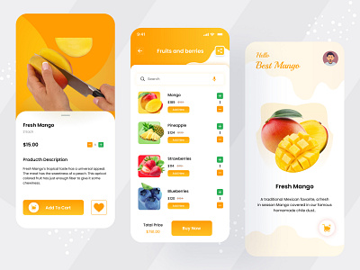 Fruits Apps Design android android apps food apps food delivery apps fruits fruits apps fruits apps design fruits ui ios ios apps mobile online apps online mobile apps ui design ux ux design