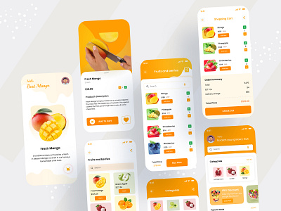 Fruits Apps Design android android design app design app ui branding design fruits fruits app fruits app design ios ios design mobile mobile app mobile app design mobile app ui ui ui design ui ux ux ux design