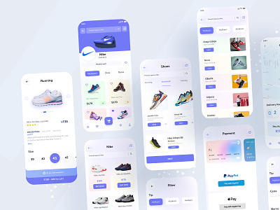 Nike Shoe App Ui