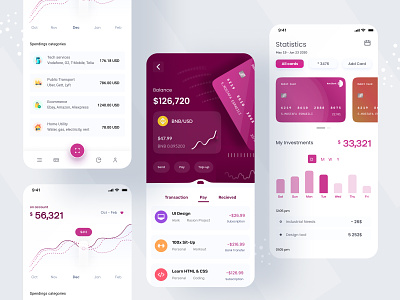 Crypto Currency Wallet App Design