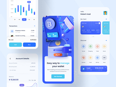 Currency Mobile App Design by syful islam on Dribbble