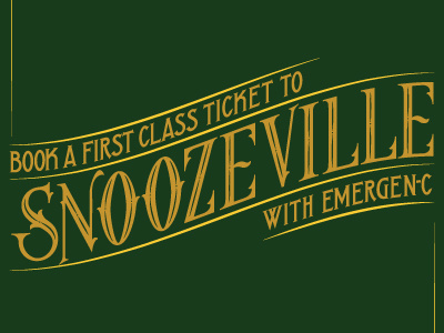 Snoozeville lettering