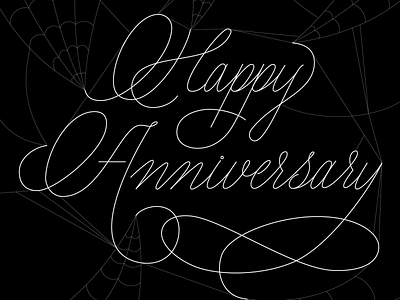 Anniversary Lettering