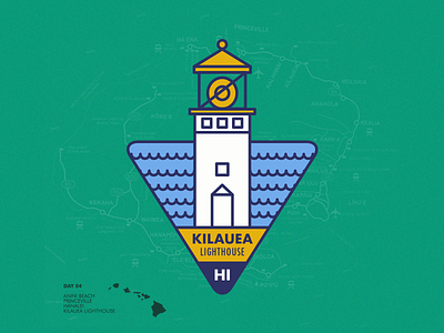 4/4: Kauai Badge Series badge badge design illustration logo